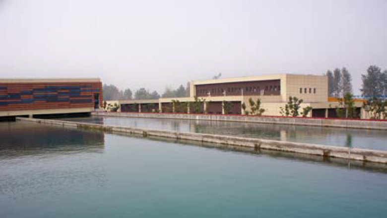 Planta de tratamiento de aguas de Longtan en Nanjing, provincia de Jiangsu (China). Fotografía: Banco Mundial.