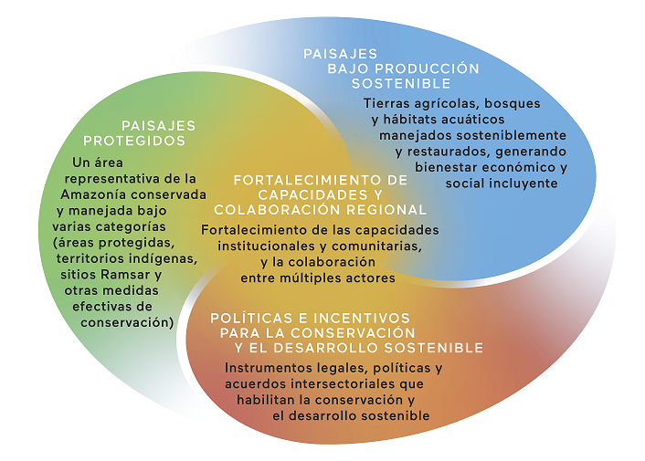 Pilares del Programa Paisajes Sostenibles de la Amazonía