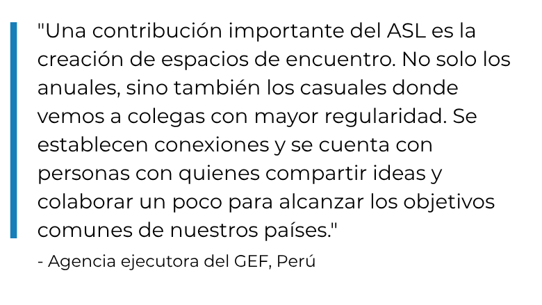 Programa Paisajes Sostenibles de la Amazonía, cita de aliado