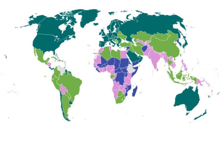 Nueva clasificación por ingresos de los países